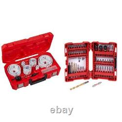 Milwaukee BiMetal Hole Saw Set with SHOCKWAVE Impact Duty Driver Steel Bit (69Pcs)