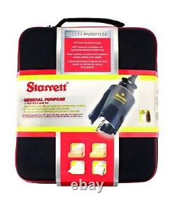 Starrett Tungsten Carbide Tipped Holesaw Kit 13 Piece, Multi Purpose Cut TC