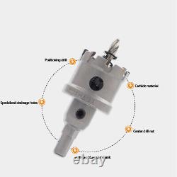 TCT Hole Saw Drill Bit Carbide Tip Cutter Alloy Tool Stainless Steel Iron Sheet