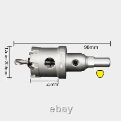 TCT Hole Saw Drill Bit Carbide Tip Cutter Alloy Tool Stainless Steel Iron Sheet