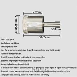 Tile Cutter Diamond Drill Bit Hole Saw Ceramic Porcelain Marble Glass 3200mm