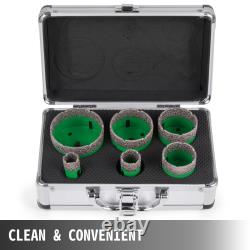 VEVOR Diamond Hole Saw Set Drill Core Bits M14 20/25/32/35/40/50/60/68 mm Blades