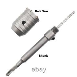 Wall Hammer Drill Bit Wall Hole Opener 30-160mm for Concrete Brick Stone Marble