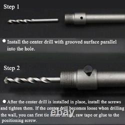 Wall Hammer Drill Bit Wall Hole Opener 30-160mm for Concrete Brick Stone Marble